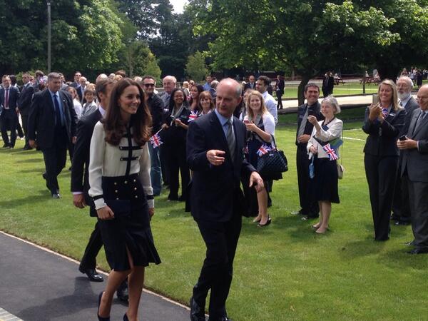 Kate Middleton at Bletchley Park