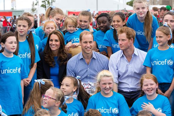 Kate Will Harry Commonwealth Games UNICEF