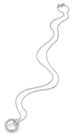 Mappin and Webb Fortune White Gold Mid Length Necklace