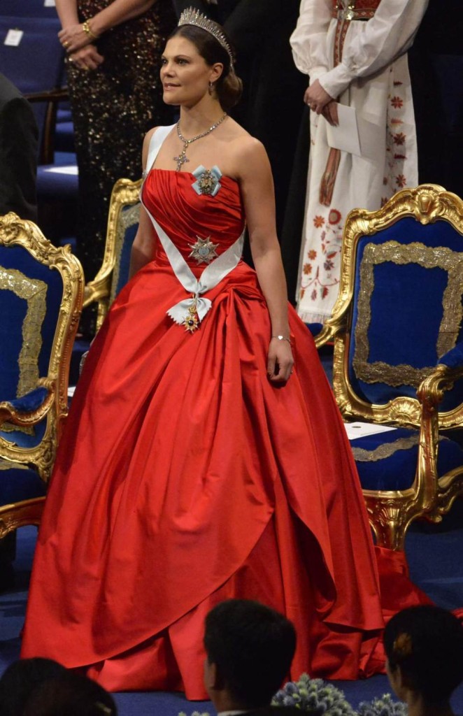 Crown Princess Victoria Nobel Prize Ceremony 1