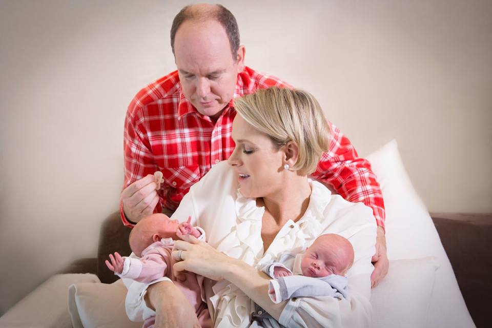 First Baby Photos Prince Jacques and Princess Gabriella 1