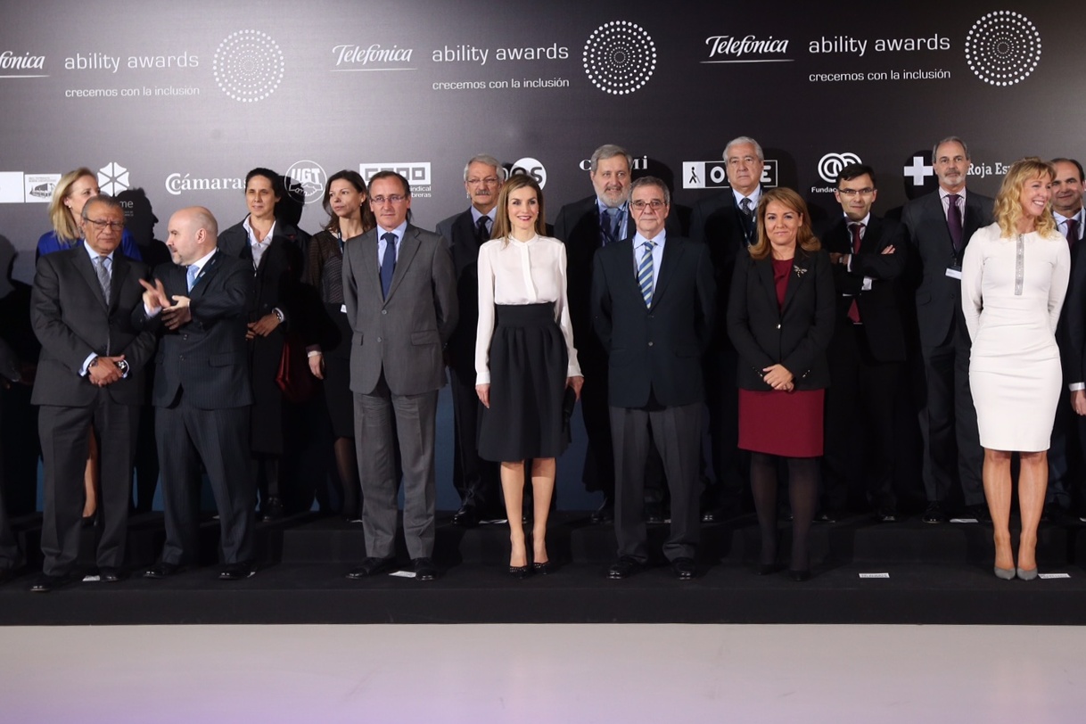 Letizia at Telefónica Ability Awards