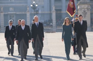 Queen Letizia at New Year's Military Parade
