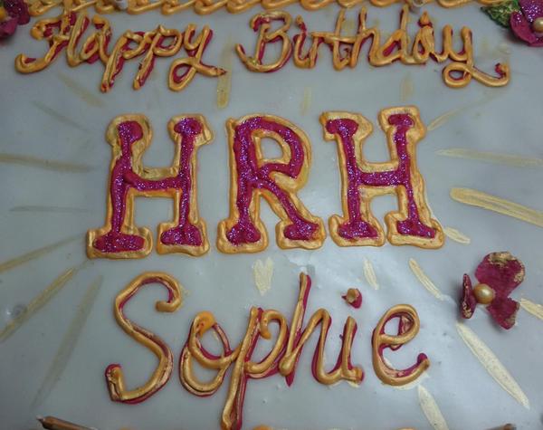 Sophie's cake at Tomorrow's People