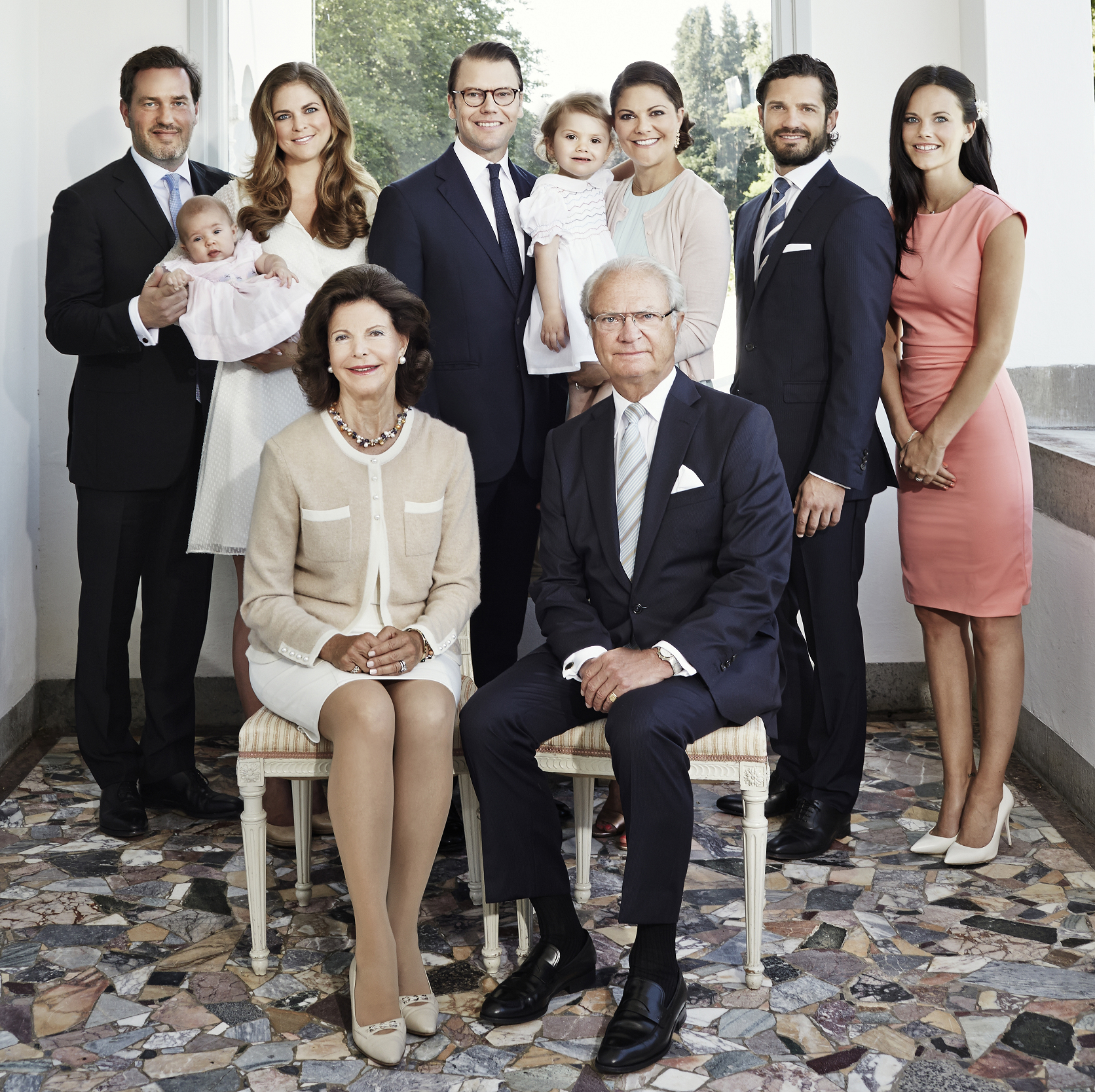 swedish royal family new years portrait small