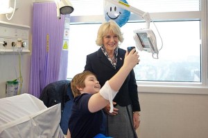 Camilla takes selfie with child at Arthritis Research UK 2