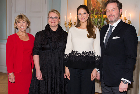Princess Madeleine meets governor over lunch at Gävle Castle