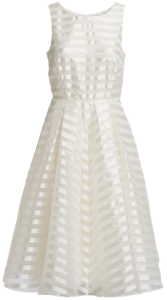 Lindex white striped sleevless dress