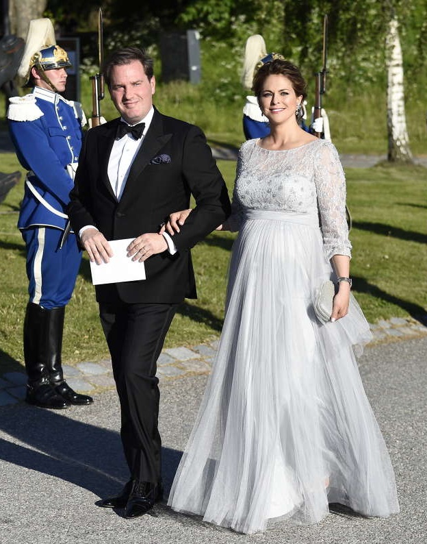 Princess Madeleine and Chris O'Neill arrive at pre-wedding dinner s