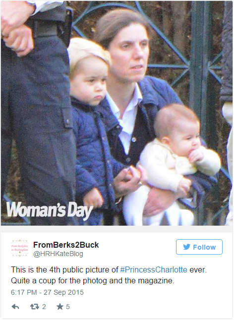 George and Charlotte in Women's Day