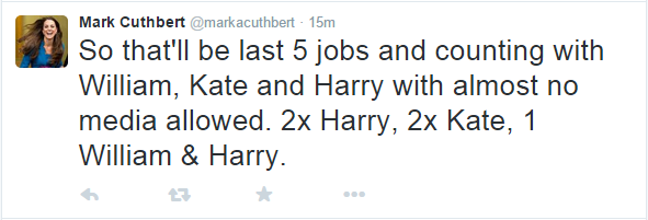 Mark Cuthbert Tweet