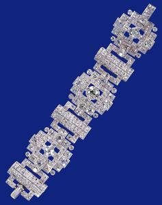 Diamond wedding bracelet