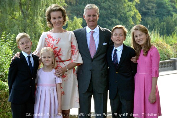 Belgian Royal family Christmas 2015