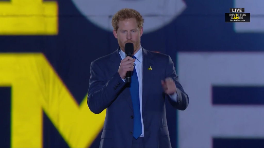 Prince Harry Invictus Games opening ceremony speech