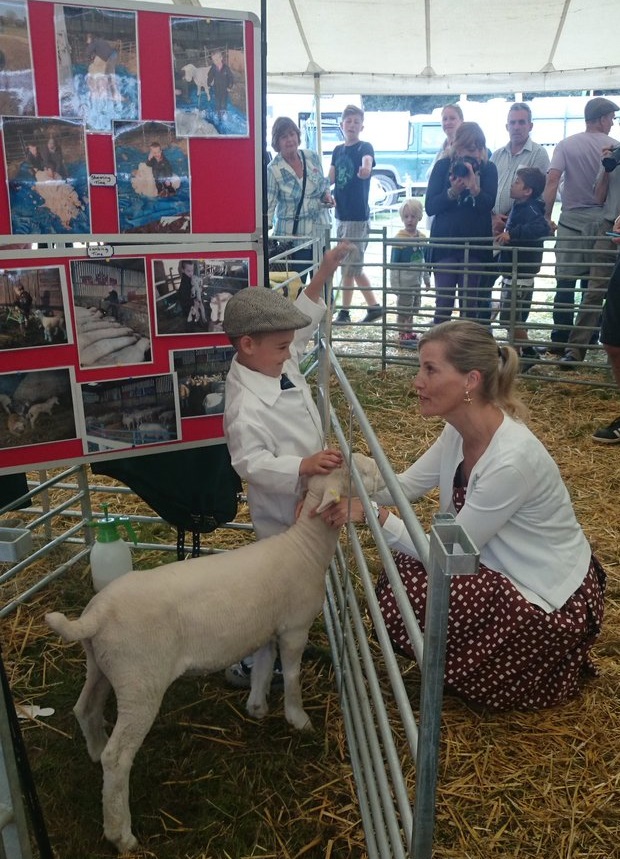 Sophie attends The New Forest Show