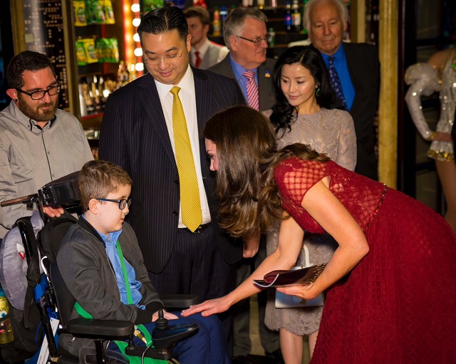 Kate presented with program at 42nd Street opening night s
