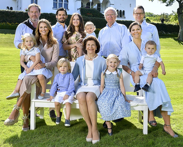 Swedish royal family Solliden July 2017