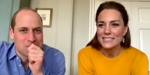 William & Kate video call Casterton Primary Academy