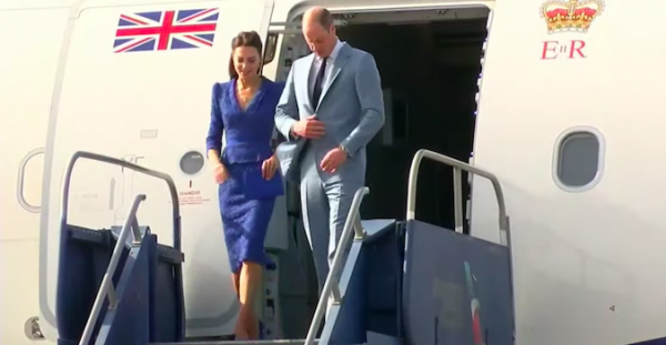 William & Kate land in Belize to start Caribbean tour