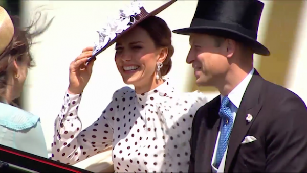 Kate wears Diana’s earrings for Royal Ascot