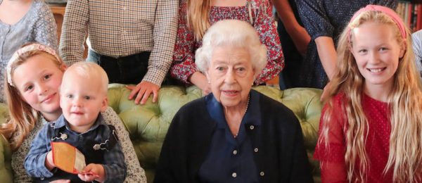 New photo of Queen Elizabeth and her great-grand children released on her 97th birthday