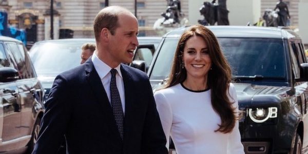 King Charles, Prince & Princess of Wales greet crowds outside Buckingham Palace
